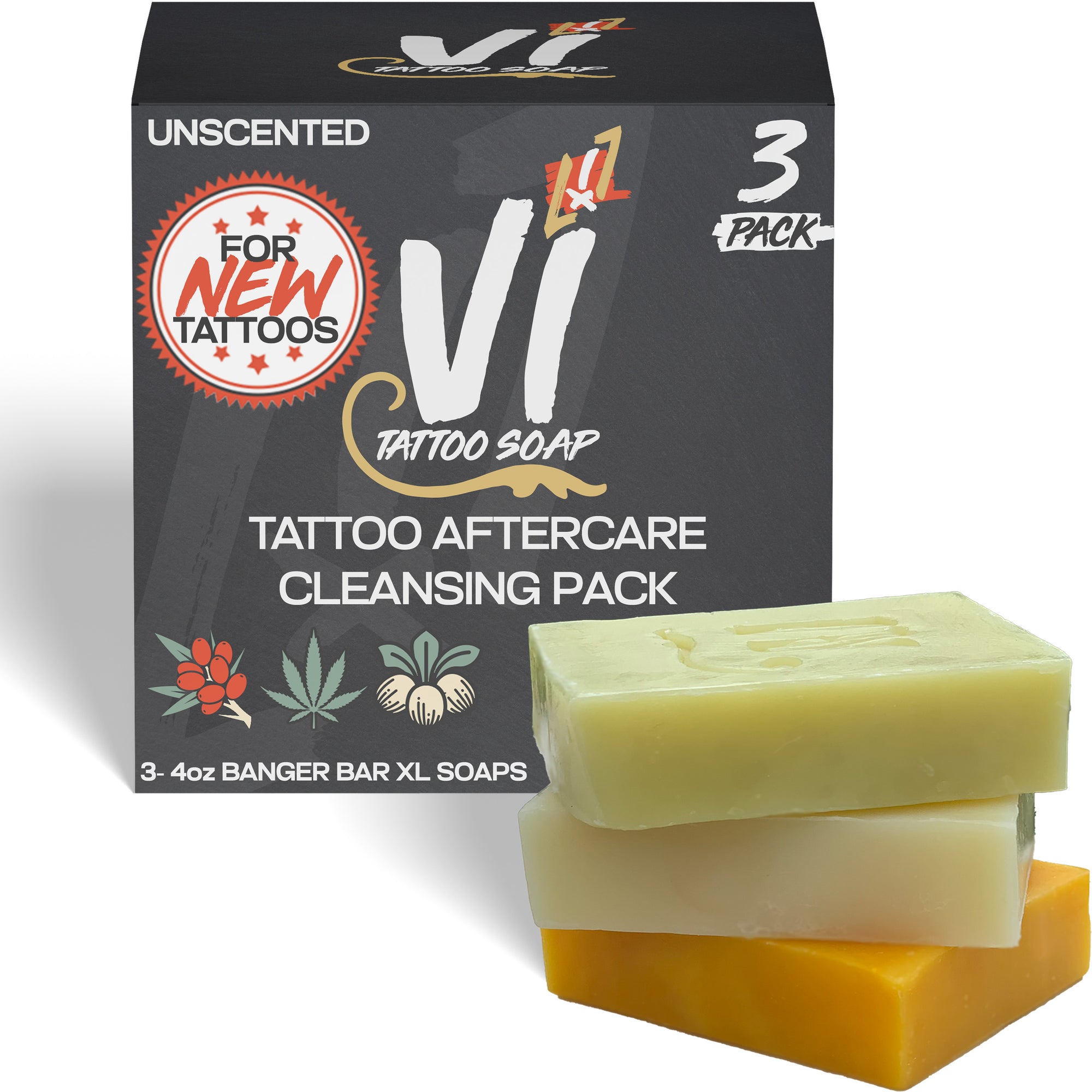 Tattoo Aftercare Soap 3 Pack