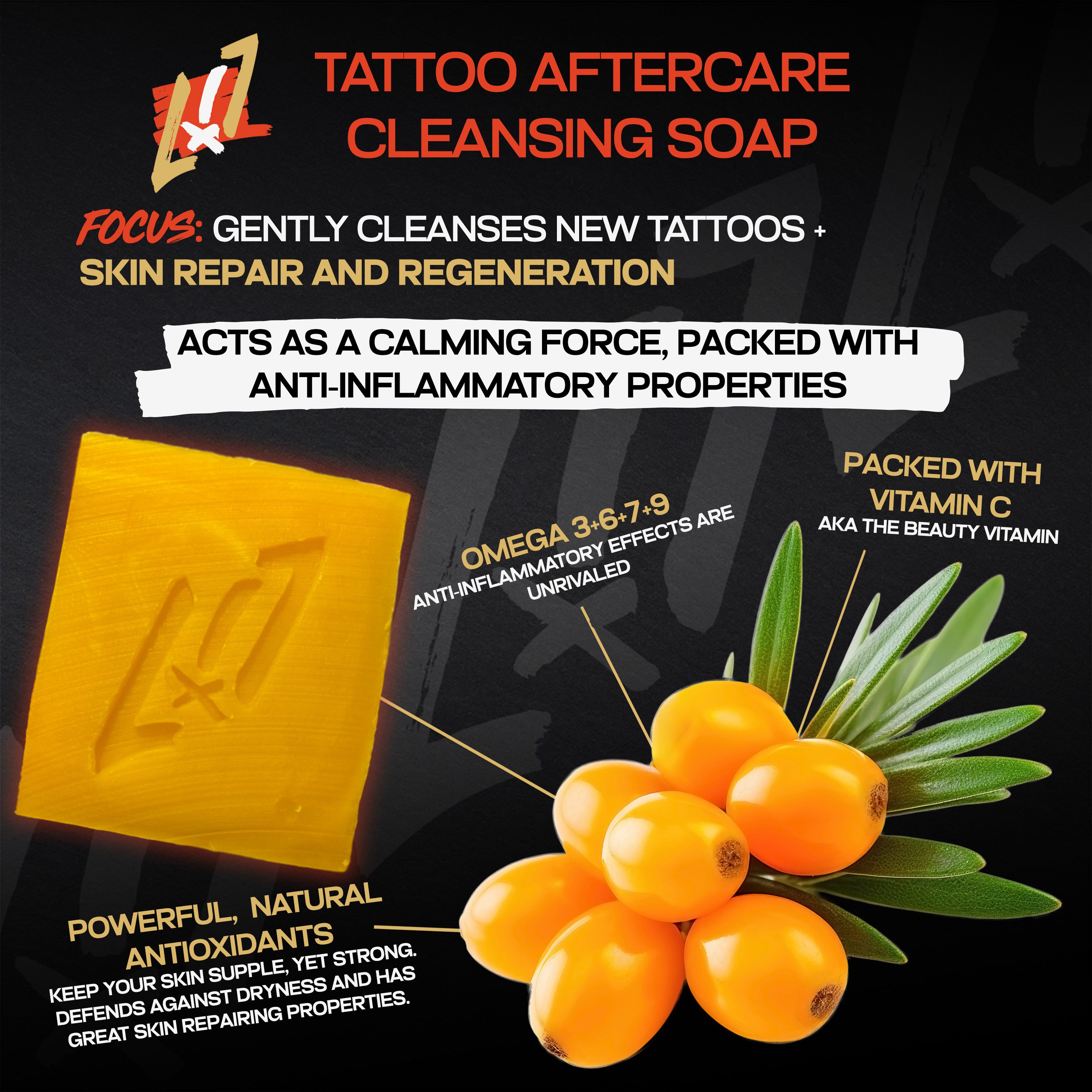 Tattoo Aftercare Soap 3 Pack