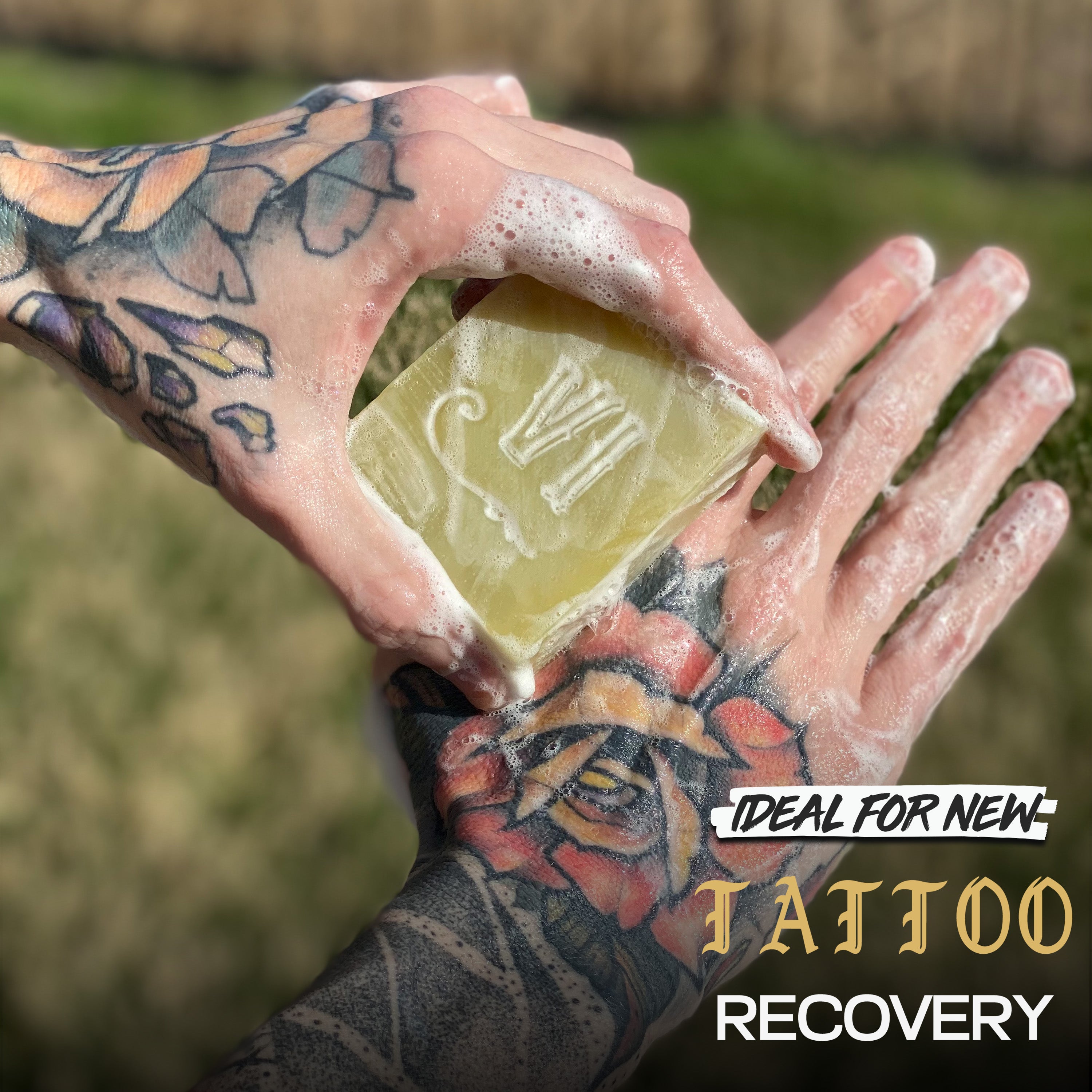 Banger Bar XL Tattoo Cleansing Soap | Hemp 4oz Bar